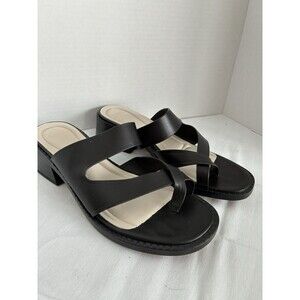 Franco Sarto Women's Saylor Slide Sandal Black Size 8.5 New without Box